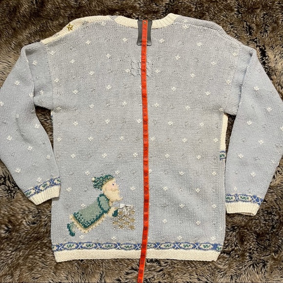 VTG Marisa Christina Classics Christmas Sweater 1995 LTD ED. Women's Size M - Picture 12 of 15